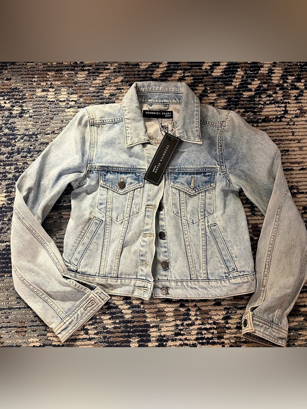Veronica Beard Denim Jacket in Blue NWT